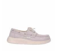 Mocassin Homme Liu Jo Nude RIVA01 Chaussures Suede avec semelle intérieure fond Eva Ultra Light 4.5 CM, beige, 42 EU