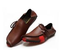 Mocassin Hommes Chaussure Classic Chaussures Cuir - FUNMOON - Marron - Homme 38