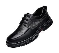 Mocassin Hommes Chaussures Décontractées Respirant Luxueux Bureau De Conduite Marche Affaires,Noir,43 EU
