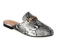 Mocassin Mule Femme - BELYM - Croco Serpent - Noir - Synthétique - Confortable 40