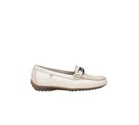 Mocassin plat en cuir pour femme - Fluchos - Blanc - Adulte 40