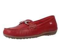 Mocassin pour femme en cuir rouge Fluchos 94824 35