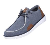 Mocassin Rieker - Herren Canvas Slipper Bleu - Confort exceptionnel 43