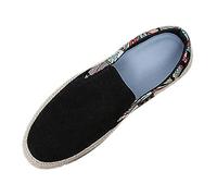 Mocassins à enfiler pour homme - Chaussures basses en toile légères et respirantes - Chaussures bateau plates unisexes - Confortables - Pour la marche, le sport, la course à pied, la conduite - Grande