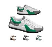 Mocassins à enfiler pour homme - Respirantes - Confortables - Chaussures de sport légères et tendance pour l'extérieur, vert, 44 EU