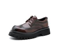 Mocassins À Enfiler pour Hommes, Chaussures Formelles Classiques Décontractées Banquets Affaires,Marron,43 EU