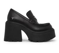 Mocassins à Plateforme en Cuir Noir Windsorsmith pour Femmes - Spolied