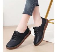Mocassins à semelle souple antidérapante pour femmes, chaussures plates à enfiler pour le printemps/automne, chaussures de style ancien de Pékin grande taille CN35,CN36,CN37,CN38,CN39,CN40,CN41,CN42Un