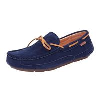Mocassins antidérapants for Homme - Chaussures Marche légères for Le Travail, Le Bureau et Les Mariages, Confortables et décontractées(Blue,43 EU)
