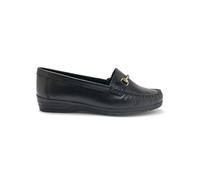 Mocassins avec étrier grande largeur femme Pédiconfort Noir 37
