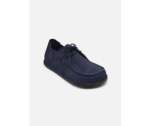 Mocassins Birkenstock Utti Lace Suede - Regular pour Homme 43 Bleu
