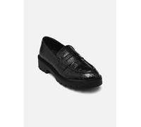 Mocassins Calvin Klein FLATFORM LOAFER MG CROC LTH pour Femme 40 Noir