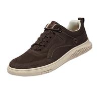 Mocassins Chaussures de sport respirantes pour homme - Chaussures plates légères - Invisible - Hauteur réglable - Chaussures basses antidérapantes - Chaussures d'été respirantes - Unisexe, marron, 38