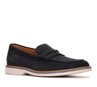 Mocassins Clarks Atticus Ltslip - Bleu - Homme - Cuir 44