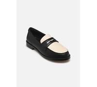 CLARKS Chaussure basse 'Straven Edge' noir / blanc, Taille 36-36,5