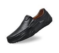 Mocassins Classiques en Cuir pour Homme, Chaussures décontractées à Enfiler pour la Marche, Parfaits avec Un Jean Toutes Saisons, pour Travail décontracté et Rendez-Vous
