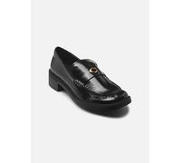 Mocassins Coach glazed leather penny loafer pour Femme 37 Noir