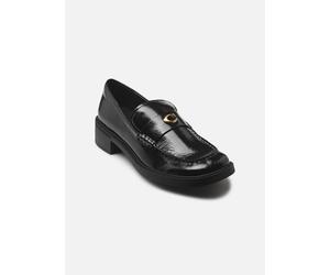 Mocassins Coach glazed leather penny loafer pour Femme 41 Noir