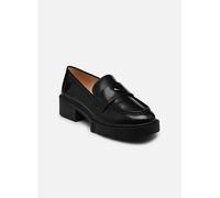 Mocassins Coach Leah Leather Loafer Pump pour Femme 38 1/2 Noir