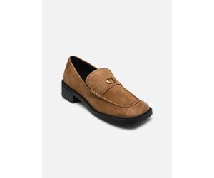 Mocassins Coach Suede Penny Loafer pour Femme 38 Marron