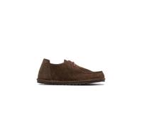 Mocassins cuir à lacets Birkenstock Utti Suede Marron 43