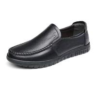 Mocassins décontractés à enfiler en simili cuir pour personnes âgées d'âge moyen