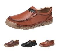 Mocassins décontractés en cuir pour homme - Confortables - Légères - Chaussures de bateau - Chaussures de sport - Imperméables - Pour la randonnée classique, la conduite, les voyages, l'extérieur, Z2