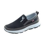 Mocassins décontractés pour homme - Chaussures de marche en toile antidérapantes - Chaussures plates respirantes et confortables - Chaussures de loisirs orthopédiques légères et chics - Chaussures de