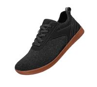Mocassins décontractés unisexes - Chaussures plates antidérapantes - Invisible - Hauteur réglable - Chaussures de costume orthopédiques à enfiler - Chaussures de fitness classiques - Respirantes, Noir