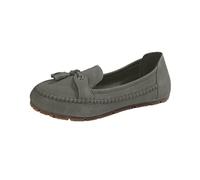 Mocassins d'été élégants pour femme - En cuir - Largeur H - Mocassins | Chaussures plates, chaussures basses, chaussures de voile décontractées, sans lacets, chaussures de loisirs légères pour le