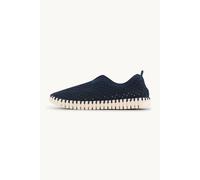 Mocassins emblÃ©matique femme Ilse Jacobsen HornbÃŠk Tulip Bleu 40