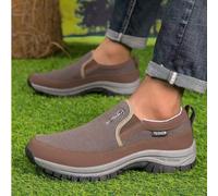 Mocassins en canevas pour hommes, nouveaux, confortables, à la mode, minimalistes, couleur unie, polyvalents, pour la randonnée en plein air et le camping, antidérapants, équilibrés, résistants à l'us