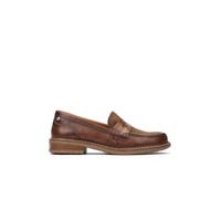 Mocassins en Cuir ALDAYA pour Femme Color TOPO