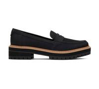 Toms Mocassins Cara en cuir noir – Femme 39 EU