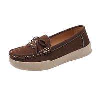 Mocassins en cuir pour femme, élégants, légers | Chaussures plates, sans lacets, chaussures de loisirs antidérapantes, chaussures de travail, confortables, pour le bureau
