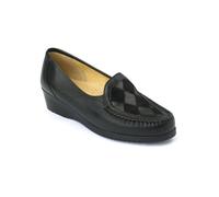 Mocassins en cuir pour femme - ultra souples - noir 41