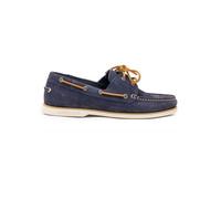 Mocassins en cuir suédé bleu marine Lumberjack Navigator pour homme 44