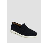 Mocassins En Daim Bleu Marine Pour Hommes Hugo Boss Sienne 50543083-401 44