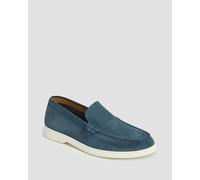 Mocassins En Daim Bleus Pour Hommes Hugo Boss Sienne 50543083-460 41