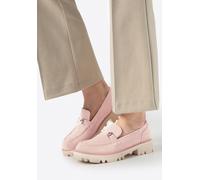 Mocassins en daim rose à boucle pour femme Wittchen