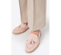 Mocassins en daim rose à pompon pour femme Wittchen