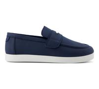 TOMS Oliver Mocassins Plats en Nubuck Bleu Marine Pointure 45, Nubuck PU Bleu Marine, 30.5 EU