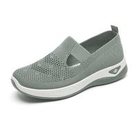 Mocassins Femme Athlétique Ballerines Orthopédique Antidérapante Décontracté Chaussures Marche Bout Rond Baskets Enfiler Tennis Sans Lacet Sneakers de Mode et Sport Chic Fitness Slip on