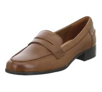 Mocassins Femme - CLARKS Hamble - Cuir - Talon Plat - Marron 39