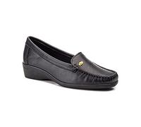 Mocassins Femme en Cuir ou Daim Chaussures Confortables orthopédiques Wide fit Talon compensé ou Plateforme Fabriquées à la Main en Espagne, élégantes et Pas chères