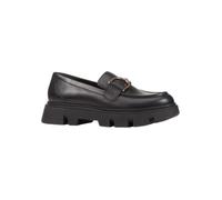 Geox Mocassins Vilde Femme en daim-nubuck noir – semelle chunky, confort respirant – 39