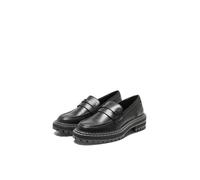 ONLY Femme Onlbeth-3 Mocassins en polyuréthane-Noos, Noir, 37 EU
