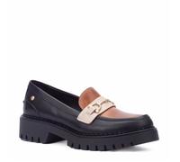 Mocassins femme Pikolinos Aviles - Noir - Cuir - Semelle dentelée - Détail décoratif 40