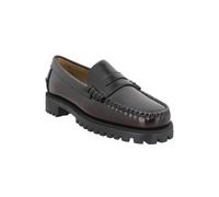 Mocassins Femme SEBAGO Dan Lug Burgundy - Cuir Rouge - 014038-39-Burgundy