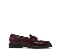 Steve Madden Steve Madden Red Adison Leather Loafers Red EU 39 (UK 6)